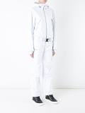 hooded padded jumpsuit