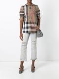 house check print shirt