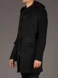 hooded coat