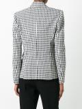 checked blazer