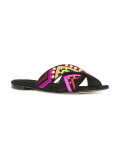 Aztec design sandals