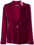peaked lapel blazer