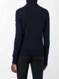 jacquard roll neck jumper