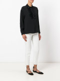 ruffled detail shirt