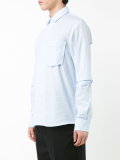 layered back shirt