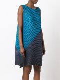 asymmetric panel dress