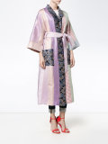 printed panel robe