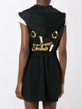 skull print hoodie dress