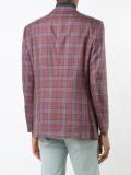 checked blazer