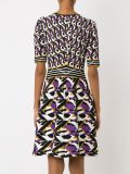 flared knit dress