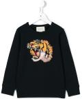 embroidered tiger sweatshirt