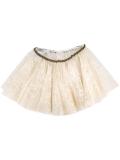 chain trim lace collar