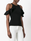 ruffle trim tank 