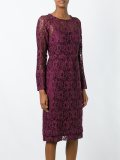 floral lace midi dress