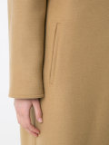 high neck midi coat