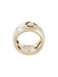 engraved gancio sign ring 