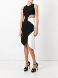 bicolour dress