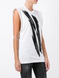 Tiger Flash sequinned tank top
