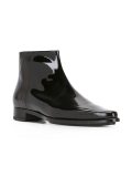 textured lateral ankle boots
