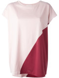 colour block T-shirt 