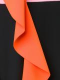 ruffle detail dress