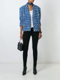 bouclé check jacket