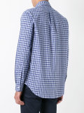 checked logo shirt 