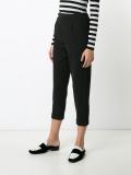 tailored cropped trousers