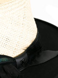 straw and felt hat 