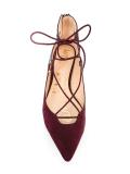 pointed toe ballerinas