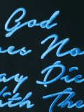 'god'印花套头衫