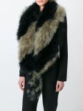'Marabou Bands Stole'围巾