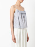 frill trim vest top 