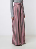 Wide Stripe Long Karate长裤
