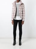 quilted zip up puffer jacket