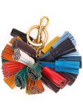 fringed keyring 
