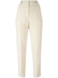 button detail trousers