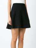 A-line knit skirt
