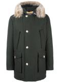 padded hooded parka