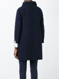 zip-up mid-length coat