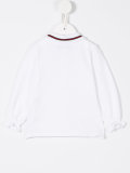 ruffle cuff polo shirt