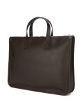 embossed logo laptop bag 
