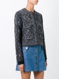 trompe-l'œil print jacket 