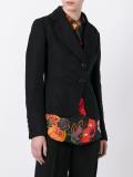 one button blazer