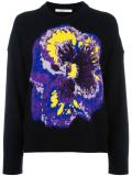 pansy jacquard sweater