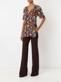 abstract print blouse