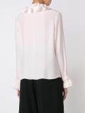 'Charmeuse Longsleeved Ruffled' shirt