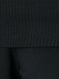 cold shoulder buckled jumper