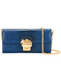 buckle front shoulder bag