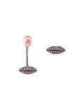 'Lips' pink sapphire earrings